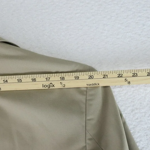 Brooks Brothers Brookscool Poplin Sport Coat Blazer‎ Suit Jacket 43R Khaki Beige
